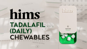 Hims Tadalafil daily chewables package